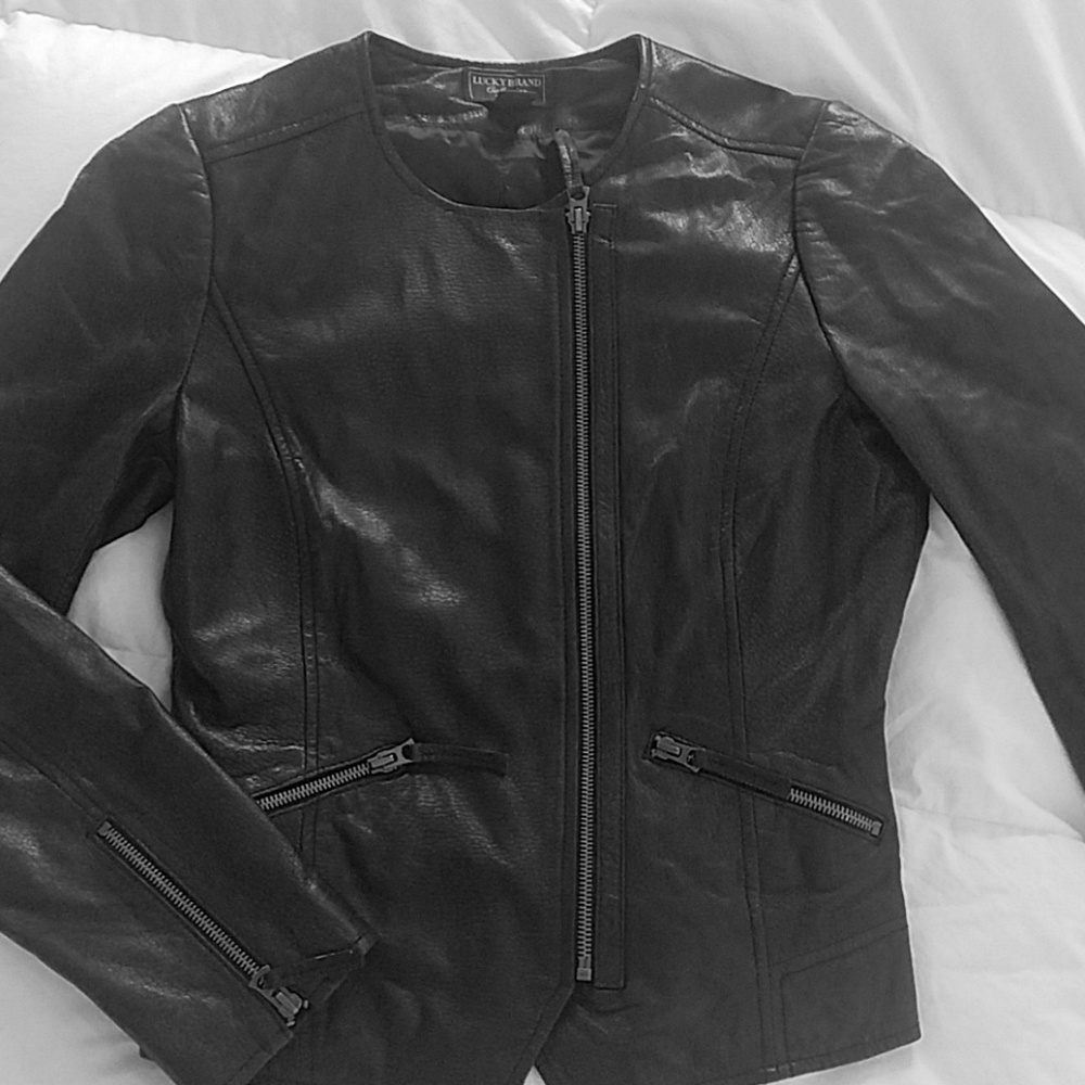 Lucky lamb leather jacket